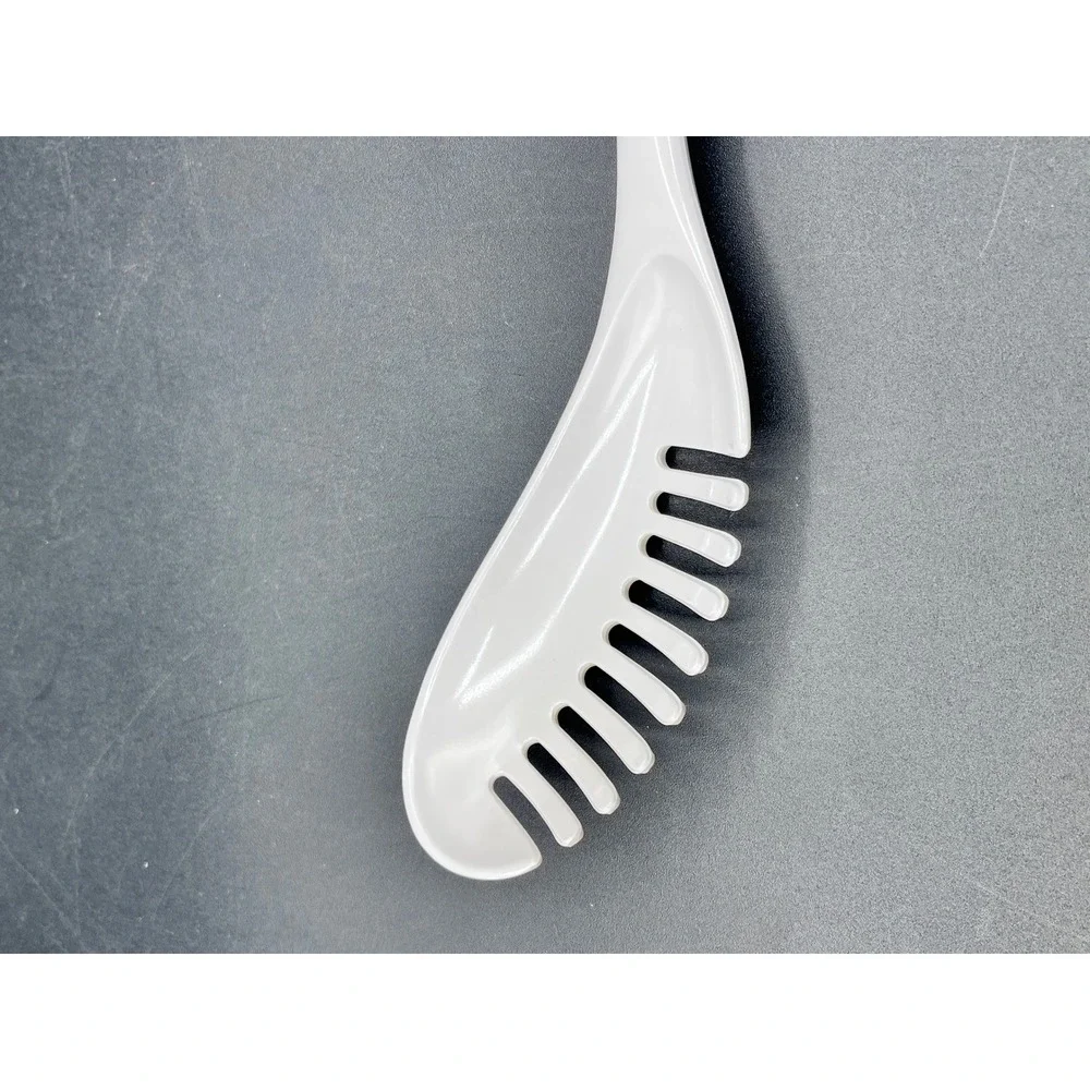 Vtg Hutzler Melamine Spaghetti Pasta Fork White‎ Server Noodle 12